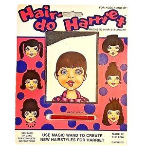 Vintage New Magnetic Wand Games Hair-do Harriet Sealed Retro Smethport 1995